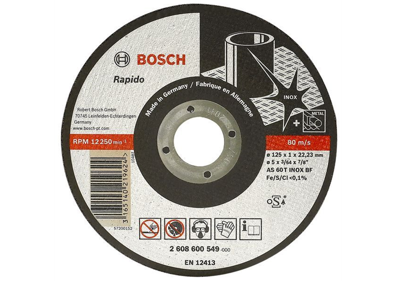 Trennscheibe gerade 125x22,23x2mm Bosch AS 46 T INOX BF