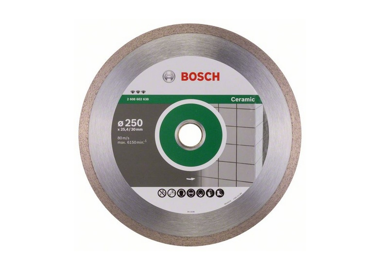 Diamanttrennscheibe  250mm Bosch Best for Ceramic