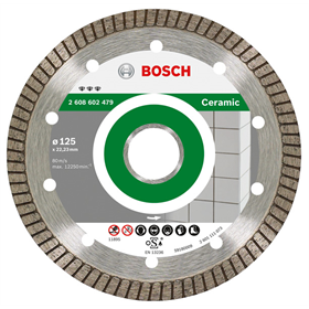 Diamanttrennscheibe  125mm Bosch Best for Ceramic Extra-Clean Turbo