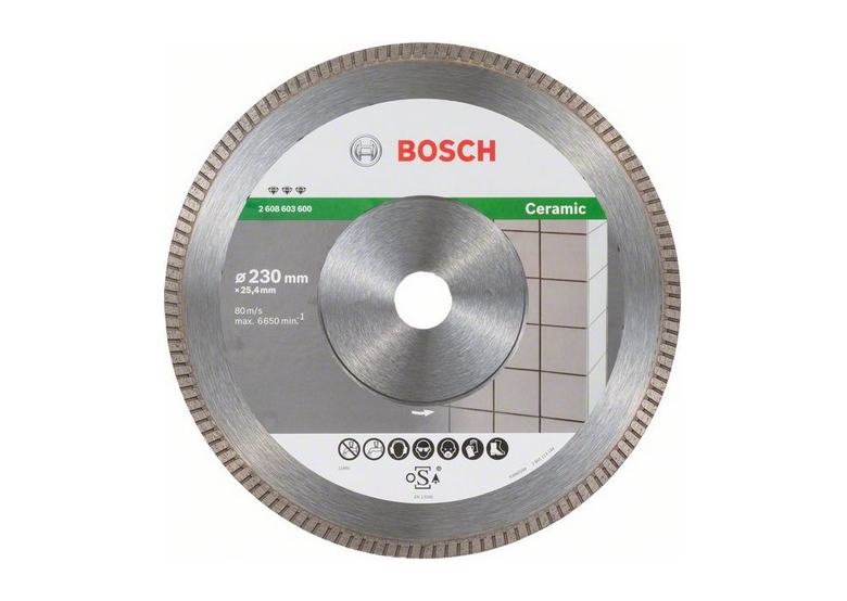 Diamant- Trennscheibe Bosch Best for Ceramic Extra-Clean Turbo