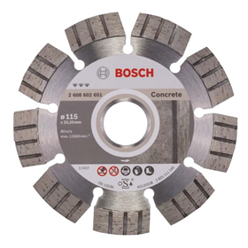 Diamanttrennscheibe  115mm Bosch Best for Concrete