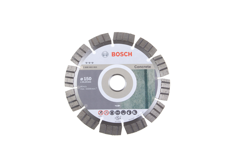 Diamanttrennscheibe  150mm Bosch Best for Concrete
