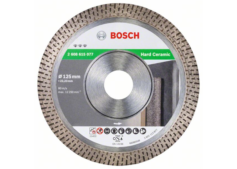 Diamanttrennscheibe 125x22,23mm Bosch Best for Hard Ceramic