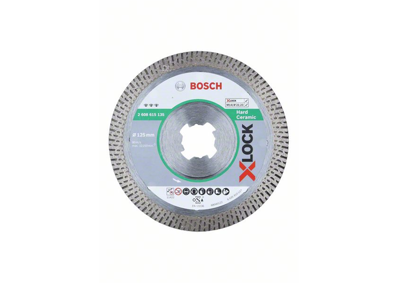Diamantscheibe X-Lock 125mm Bosch Best for Hard Ceramic