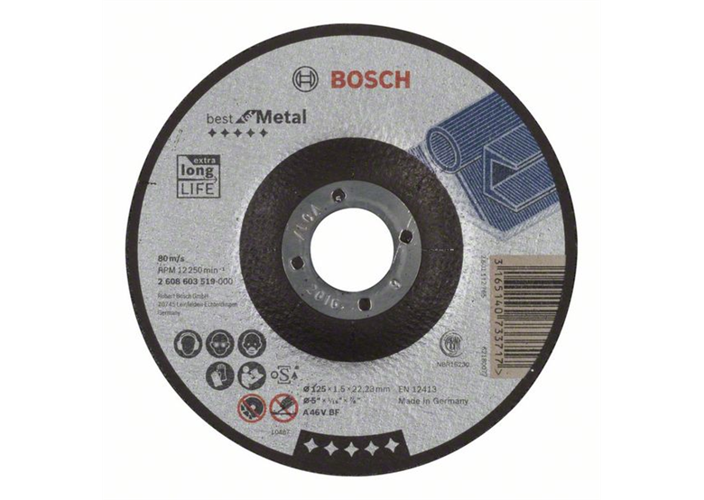 Trennscheibe gekröpft 125x22,23x1,5mm Bosch Best for Metal