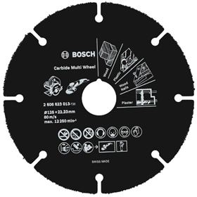 Trennscheibe Hartmetall 125x22.23mm Bosch Carbide Multi Wheel