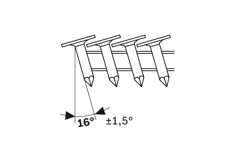 Dachpappennagel CN 45-15 HG Bosch CN 45-15 22 HG
