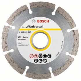 Diamanttrennscheibe  115x22,23mm 10 Stück Bosch ECO for Universal