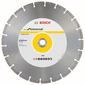 Diamanttrennscheibe 300x20mm Bosch Eco for Universal Segmented