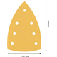 Schleifpapier mit 7 Löchern 100x150mm, G 120, 10 Stück Bosch EXPERT C470