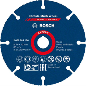 Trennscheibe 76x10mm Bosch EXPERT Carbide Multi Wheel