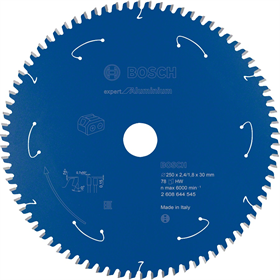Kreissägeblatt 250x30mm, 78 Bosch Expert for Aluminium