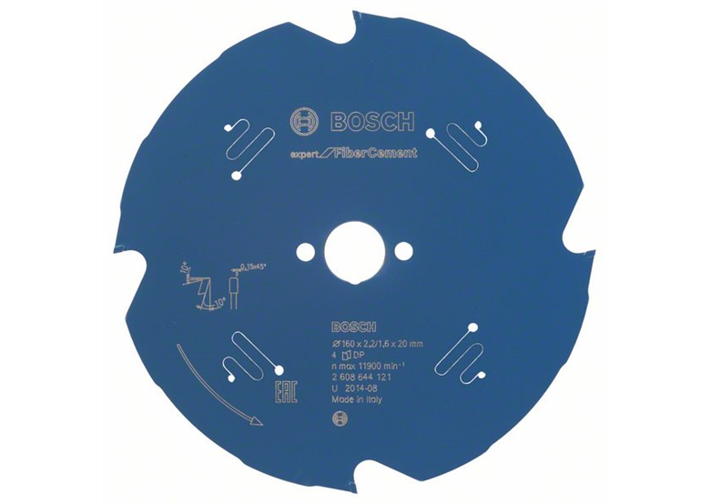 Kreissägeblatt 160x20mm T4 Bosch Expert for Fiber Cement