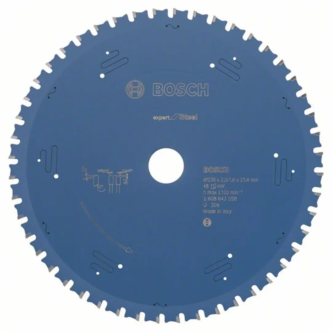 Kreissägeblatt 230x25,4mm T48 Bosch Expert for Steel