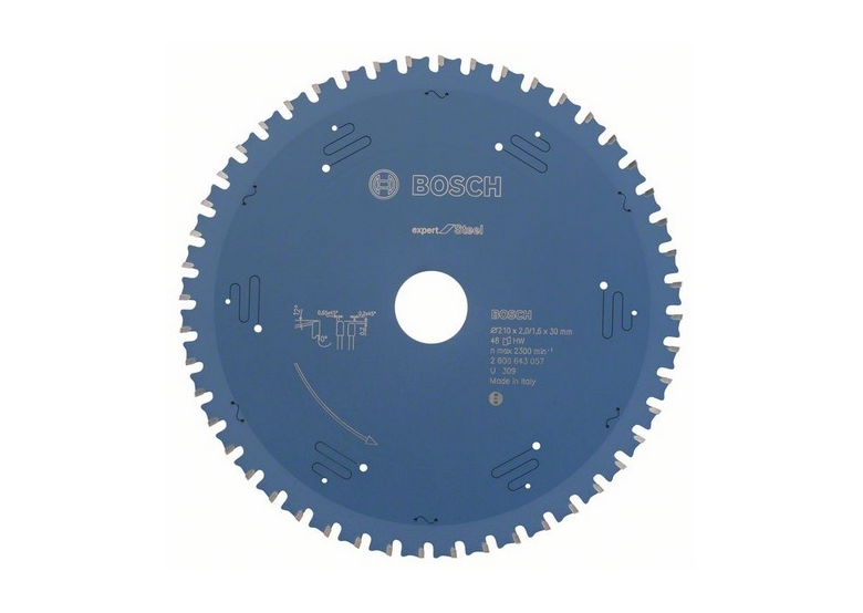 Kreissägeblatt 210x30mm T48 Bosch Expert for Steel