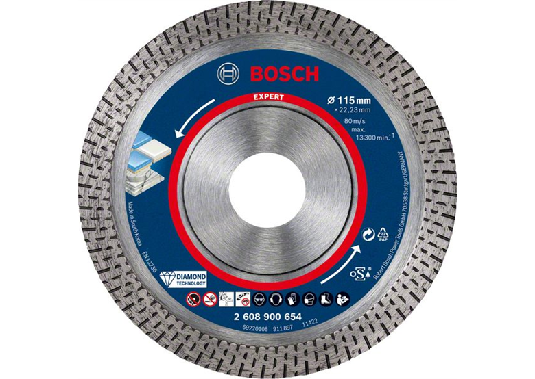 Diamant-Trennscheibe 115x22,23x1,4x10mm Bosch EXPERT HardCeramic