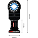Tauchsägeblatt für Multitools AIZ 32 AIT 40x32mm Bosch EXPERT MetalMax AIZ 32 AIT