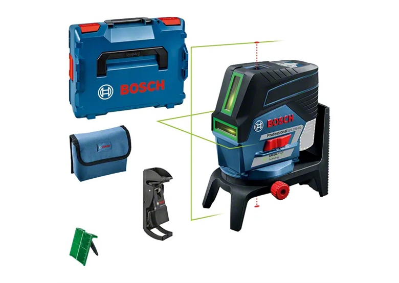 Linienpunktlaser mit Klemme Bosch GCL 2-50 CG + RM2