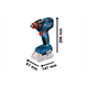 Schlagschrauber Bosch GDX 18V-200 2x4.0Ah