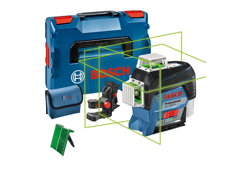 Linienlaser Bosch GLL 3-80 CG solo + BM1 + LBOXX