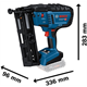 Akku-Nagler Bosch GNH 18V-64-2