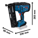 Akku-Nagler Bosch GNH 18V-64-2 M