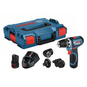 Akku-Bohrschrauber Bosch GSR 12V-15 FC Set