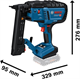 Akku-Nagler Bosch GTH 18V-38 M L-BOXX 238