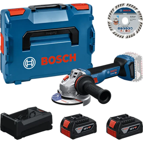 Winkelschleifer Bosch GWS 18V-11 S 2x5.0Ah L-BOXX + Standard for Universal 125mm