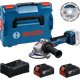 Winkelschleifer Bosch GWS 18V-11 S 2x5.0Ah L-BOXX + Standard for Universal 125mm