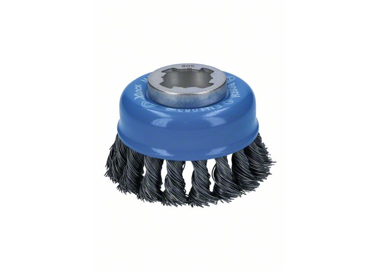Topfbürste, gezopft 75x0,5mm Bosch Heavy for Metal