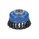 Topfbürste, gezopft 75x0,5mm Bosch Heavy for Metal