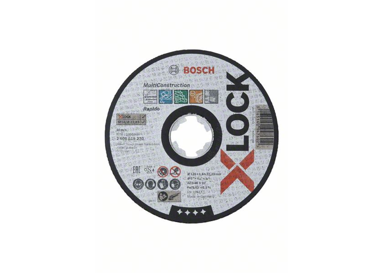Trennscheibe X-Lock 125x22,23x1,6mm Bosch Multi Material