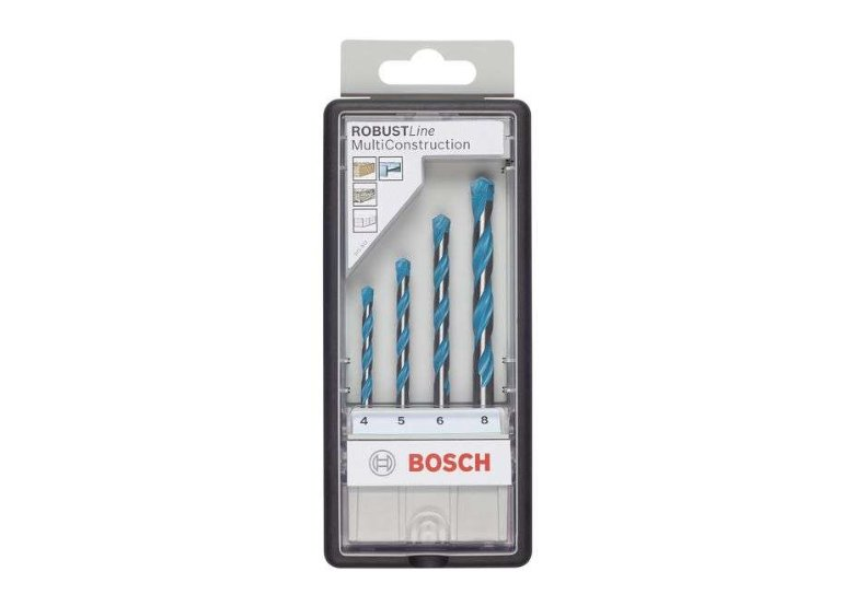 4tlg. Mehrzweckbohrer-Set Bosch Multiconstruction