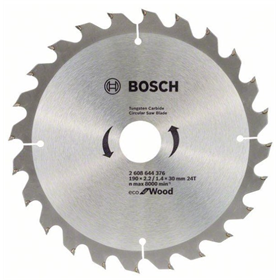 Kreissägeblatt 190x30mm T24 Bosch Optiline ECO Wood