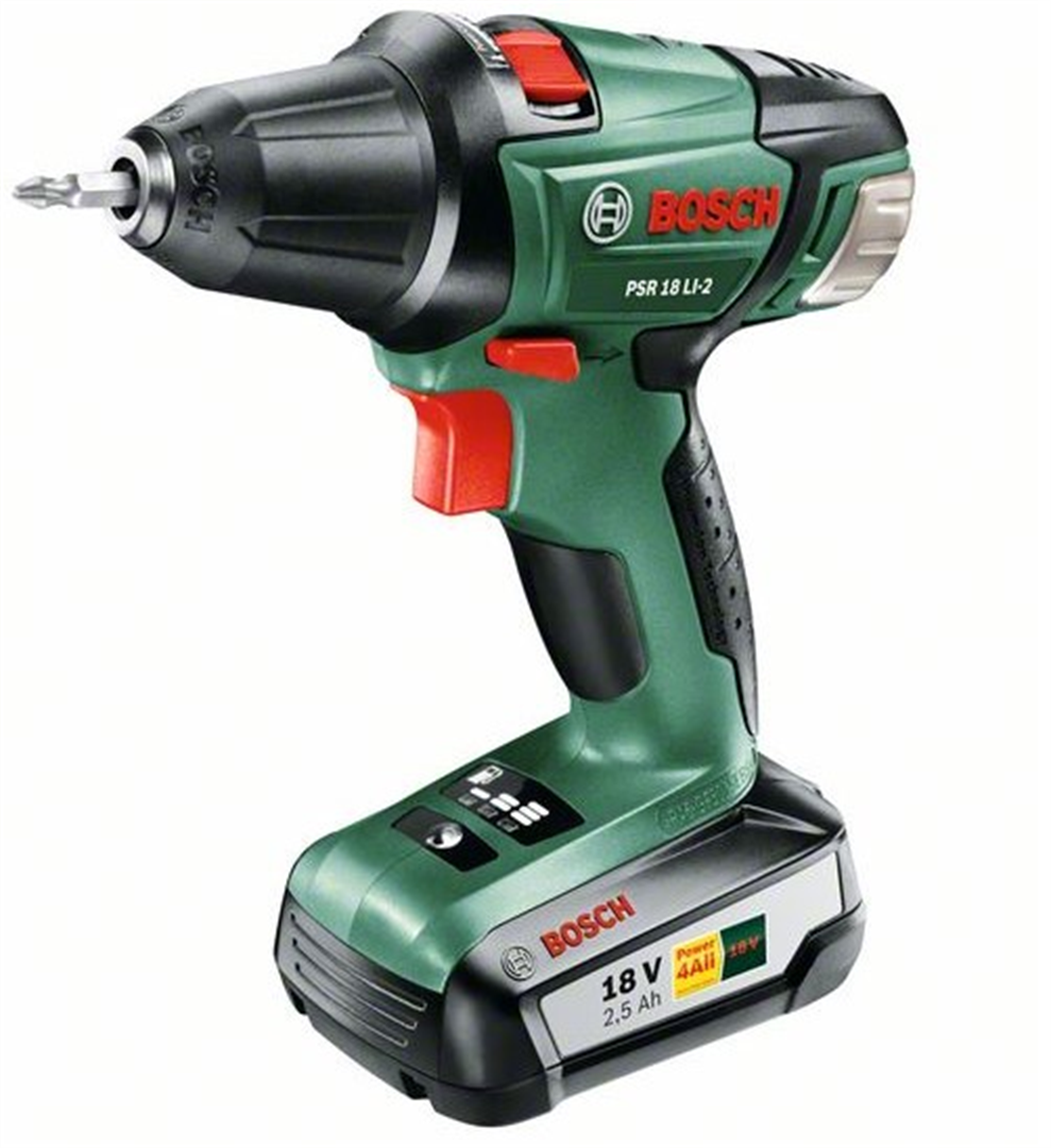 Akku-Bohrschrauber Bosch PSR 18 LI | rotopino.de