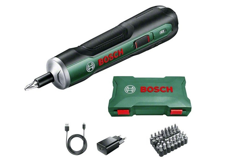 Akku-Bohrschrauber. Bosch PushDrive
