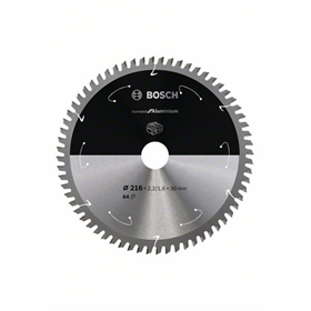 Kreissägeblatt 216x30mm, 64 Bosch Standard for Aluminium