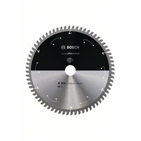 Kreissägeblatt 254x30mm, 68 Bosch Standard for Aluminium