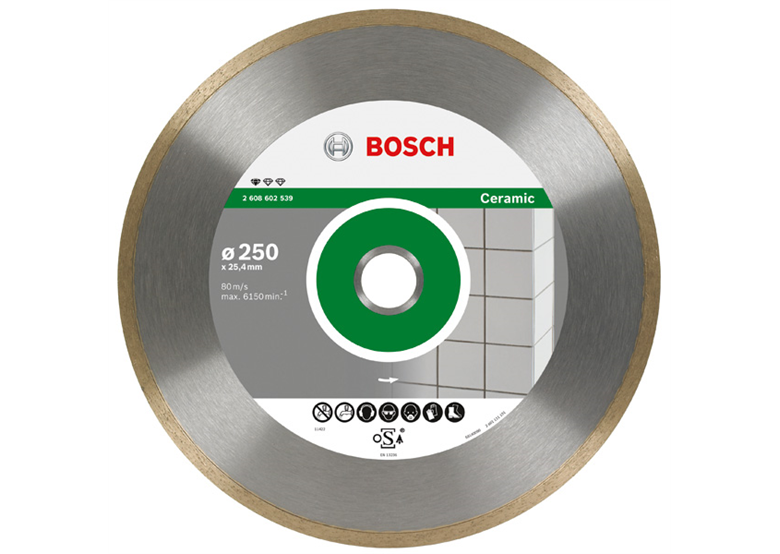 Diamanttrennscheibe 180x25,4x1,6mm Bosch Standard for Ceramic