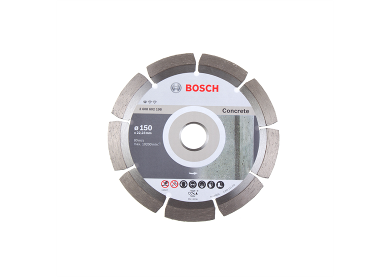 Diamanttrennscheibe 150x22,23x2mm Bosch Standard for Concrete