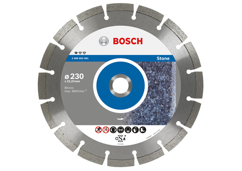 Diamanttrennscheibe 125x22,23x1,6mm Bosch Standard for Stone