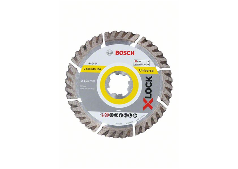 Diamantscheibe X-Lock 125mm Bosch Standard for Universal