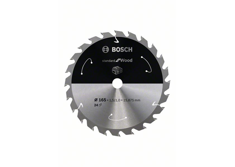 Kreissägeblatt 165x15.9mm, 24 Bosch Standard for Wood