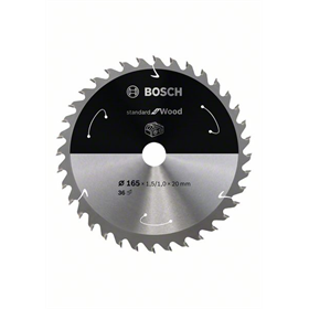 Kreissägeblatt 165x20mm, 36 Bosch Standard for Wood