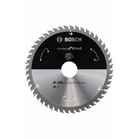 Kreissägeblatt 165x30mm, 48 Bosch Standard for Wood