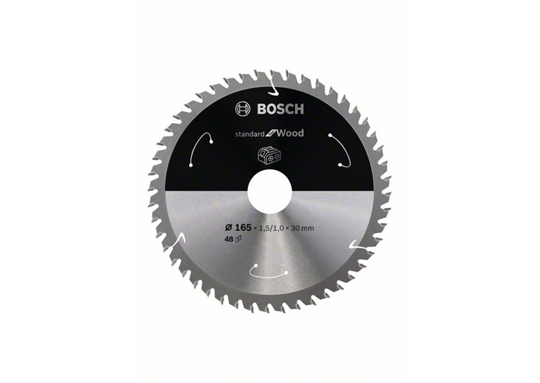 Kreissägeblatt 165x30mm, 48 Bosch Standard for Wood