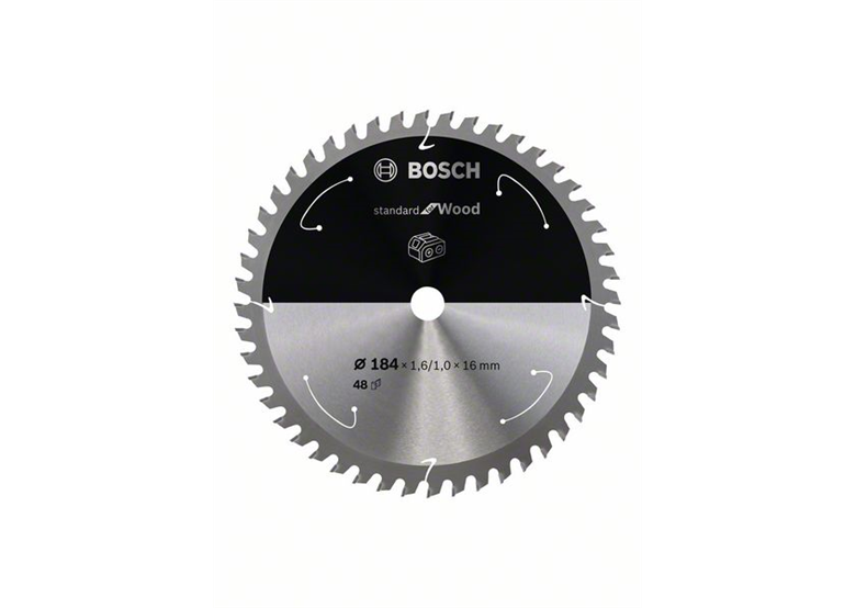 Kreissägeblatt 184x16mm, 48 Bosch Standard for Wood