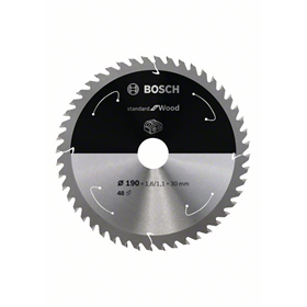 Kreissägeblatt 190x30mm, 48 Bosch Standard for Wood