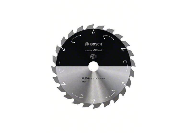 Kreissägeblatt 250x30mm, 24 Bosch Standard for Wood